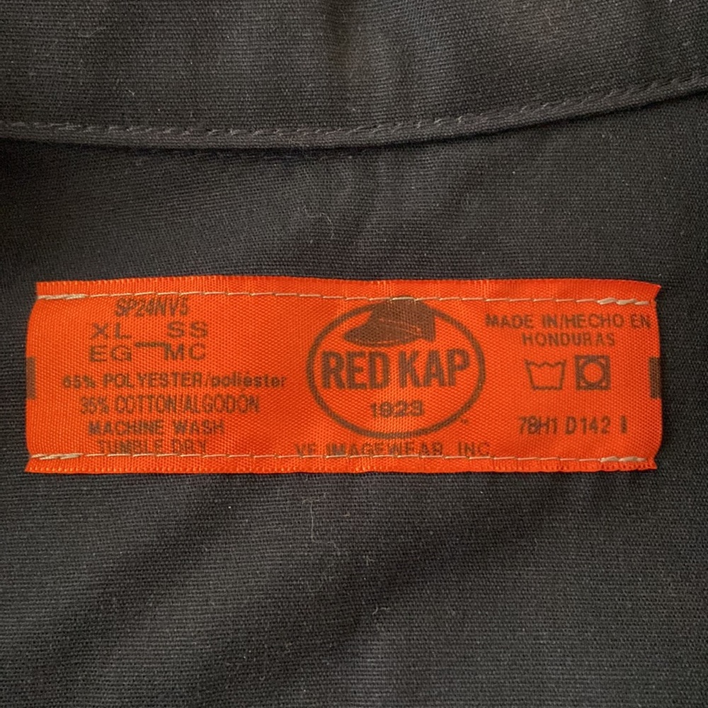 Red  Kap Men's Uniform  Work Shirt size XL - Picture 3 of 5